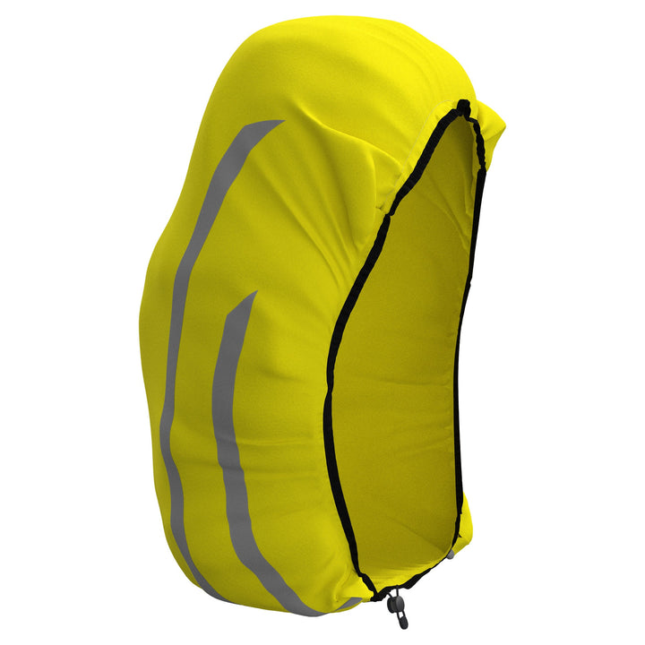 Duvhök Hi - Viz &amp; Reflective Cycling Back Pack Cover by Sigr Cycling Clothing