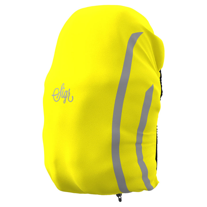 Duvhök Hi - Viz &amp; Reflective Cycling Back Pack Cover by Sigr Cycling Clothing